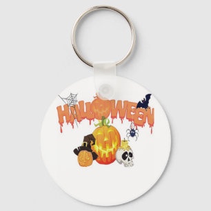 Happy Halloween Keychain