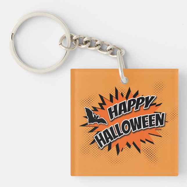 Happy Halloween Keychain (Front)