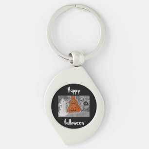 Happy Halloween Keychain