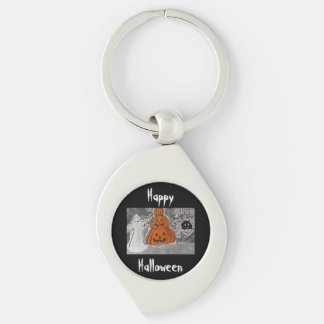 Happy Halloween Keychain