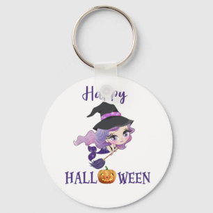 Happy Halloween keychain Creepy Mermaid keychain