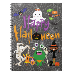 Happy Halloween Kids Cute and Spooky Notebook