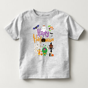 Happy Halloween Kids Cute and Spooky Toddler T-shirt