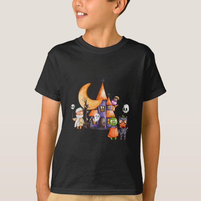 Happy Halloween Kids T-Shirt (Front)