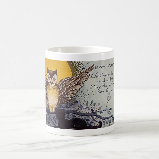 Happy Halloween Kindred Spirits Owl Morph Mug (Center)