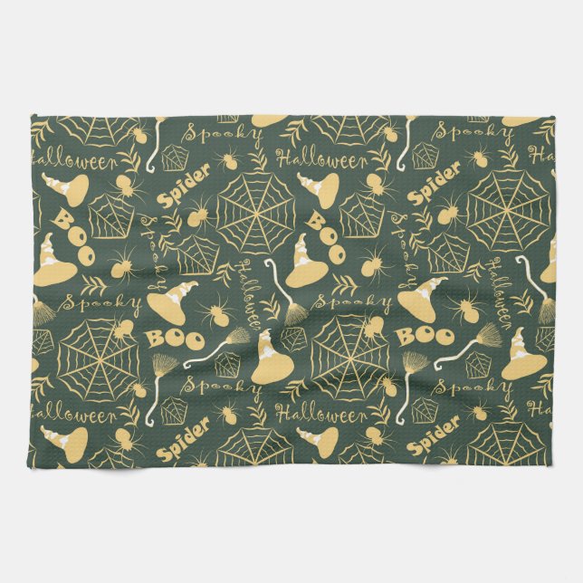 Happy Halloween Kitchen Towel (Horizontal)