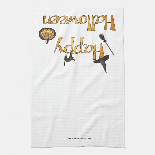 Happy Halloween Kitchen Towel (Vertical)