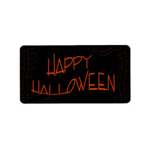 Happy Halloween Label