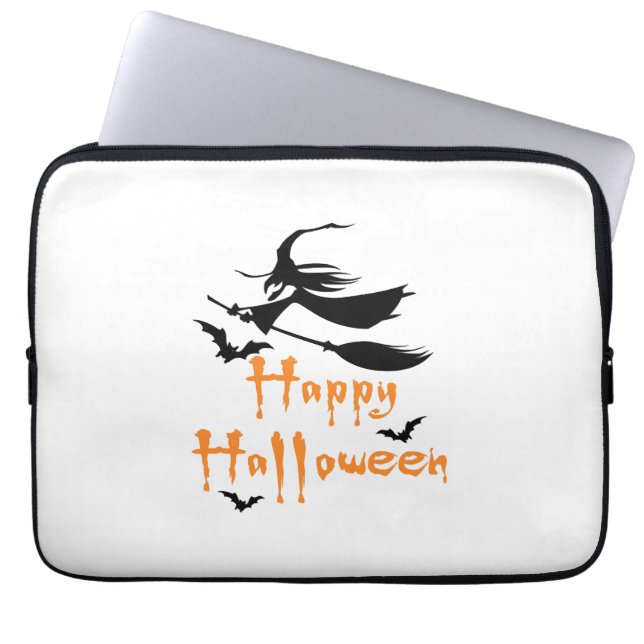 Happy Halloween Laptop Sleeve (Front)