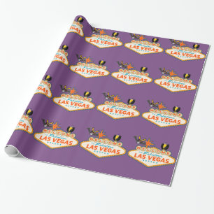 Happy Halloween Las Vegas Style Wrapping Paper