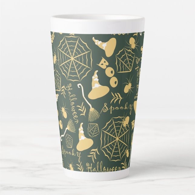 Happy Halloween Latte Mug (Front)