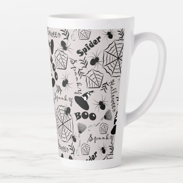 Happy Halloween Latte Mug (Right)