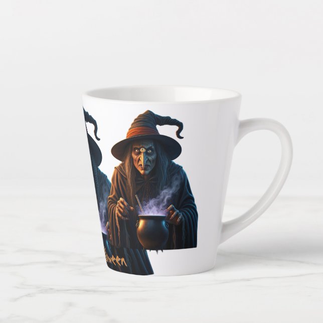 Happy Halloween  Latte Mug (Right)