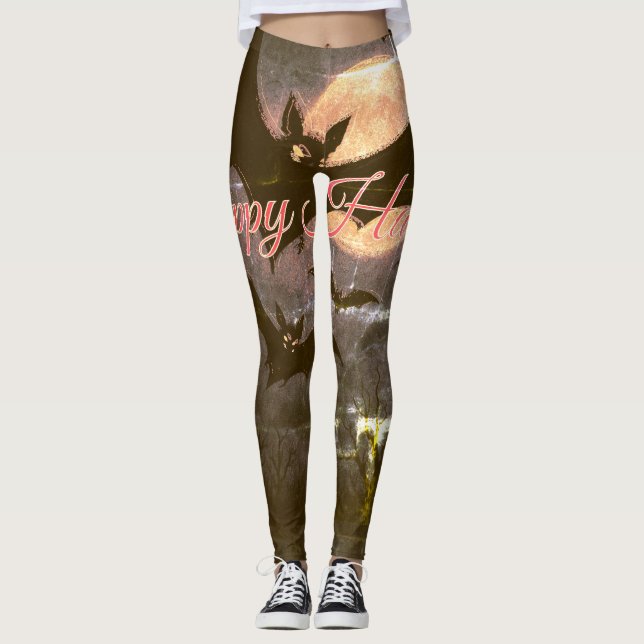 Happy Halloween  Leggings (Front)