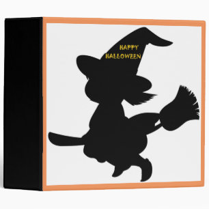 "HAPPY HALLOWEEN" LITTLE WITCH BINDER