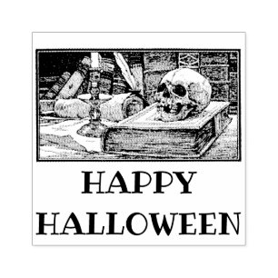 Happy Halloween livre un tampon