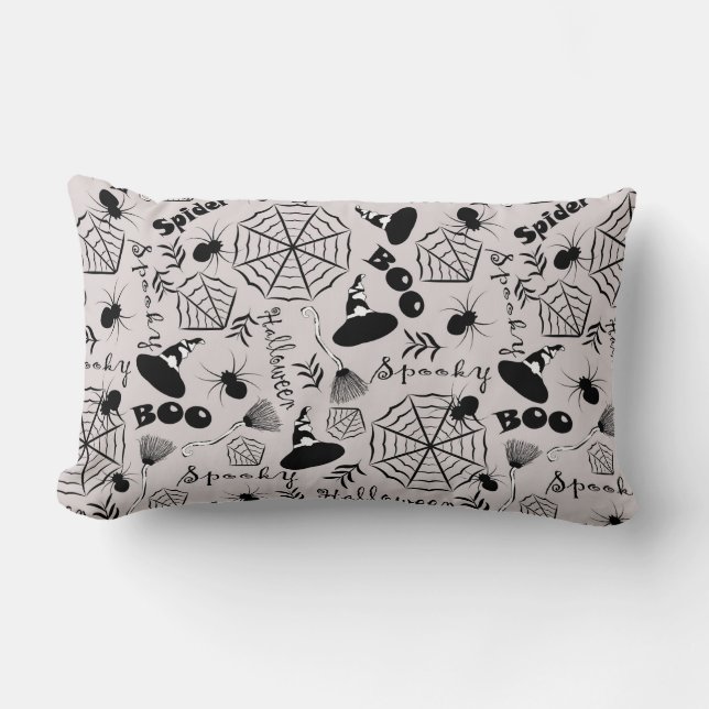 Happy Halloween Lumbar Pillow (Front)