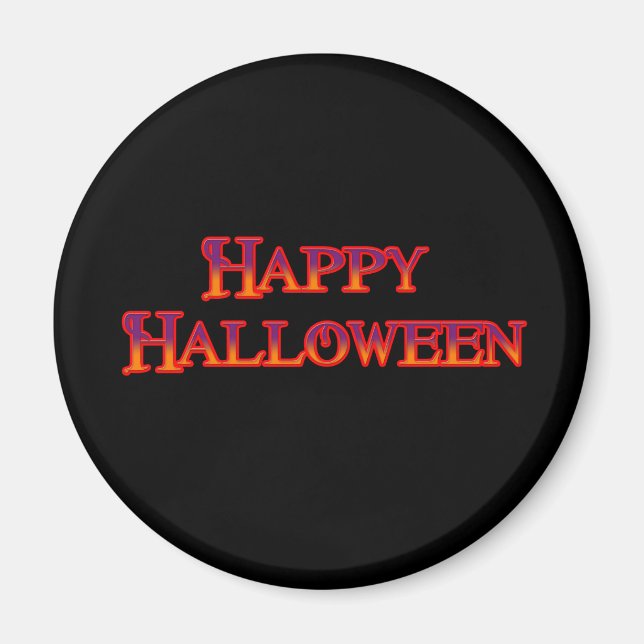 Happy Halloween Magnet (Front)