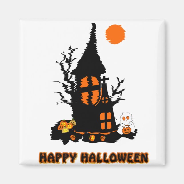 Happy Halloween Magnet (Front)