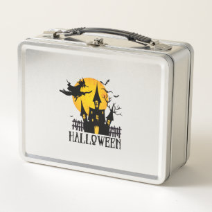 Happy Halloween Metal Lunch Box