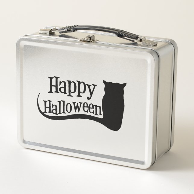 happy halloween metal lunch box (Front)