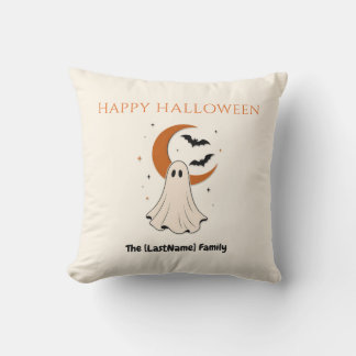 Happy Halloween / Minimalist Halloween Throw Pillo Pillow