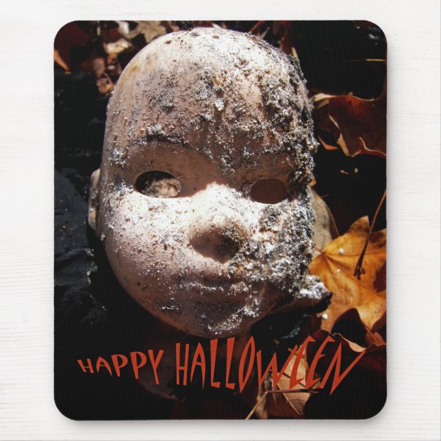 Happy Halloween Mouse Pad (Front)