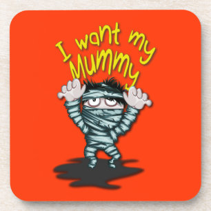 Happy Halloween Mummy Coaster