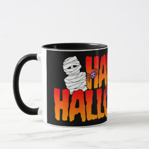Happy Halloween Mummy Graphic Mug