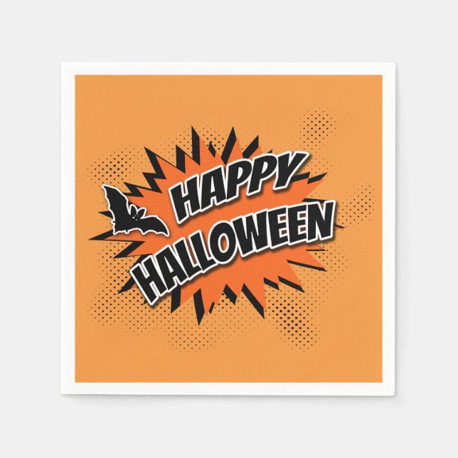 Happy Halloween Napkin (Front)