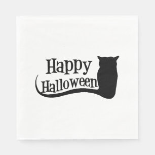happy halloween     napkin