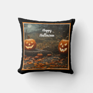 Happy Halloween Night Collection Throw Pillow