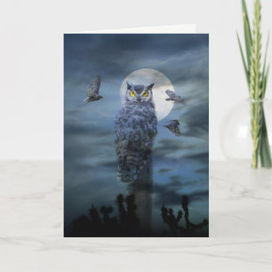 Happy Halloween Owl Cards