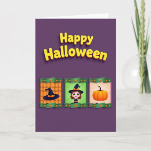 Happy Halloween Panels Card