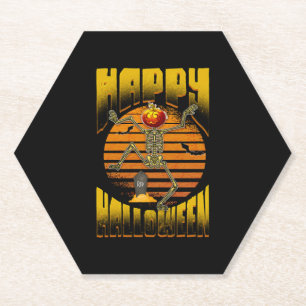 Happy Halloween Paper Coaster
