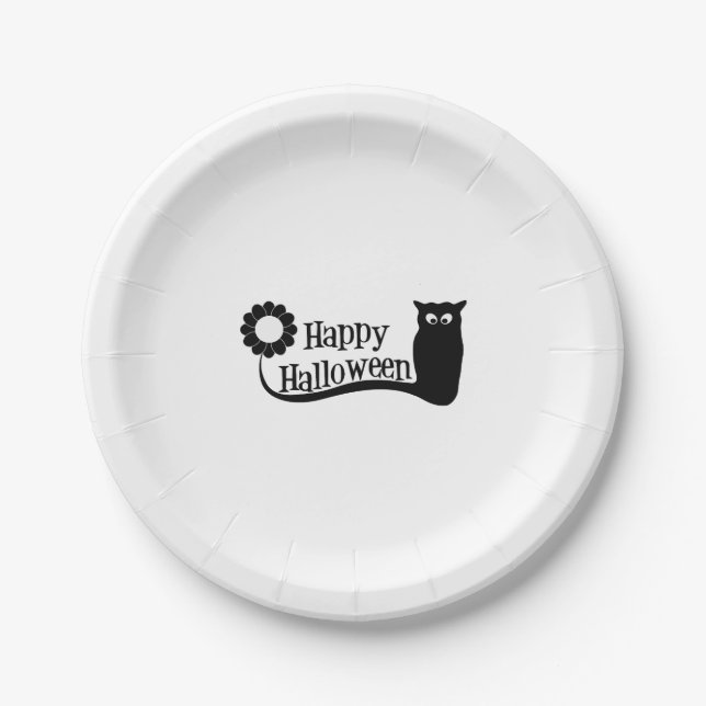 Happy Halloween                       Paper Plate (Front)
