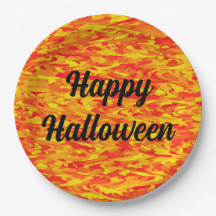 Happy Halloween Paper Plate