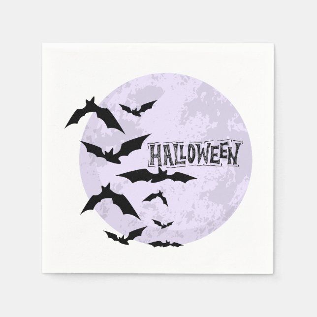Happy Halloween Paper towel Napkin (Front)
