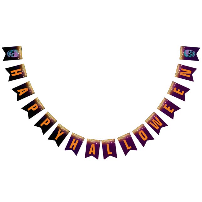 Happy Halloween Party Bunting Flags (All)