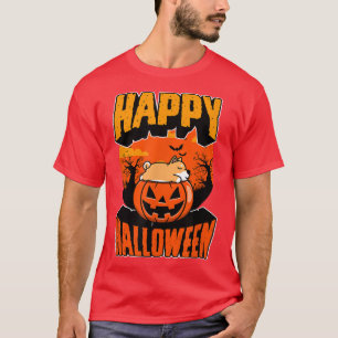 Happy Halloween Party Cute Napping Kawaii Puppy Do T-Shirt