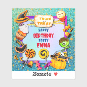 Happy Halloween party filled with trick-or-treat