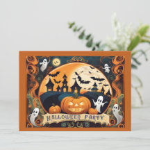 Happy Halloween Party Invitation 