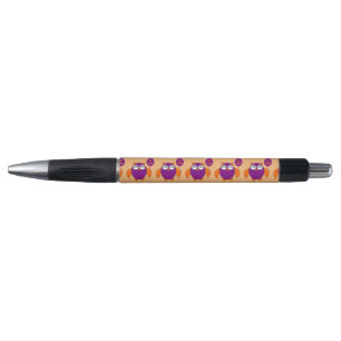 Happy Halloween Party Owl Pen