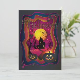 Happy Halloween Party "Treat or Trick" Night Event Invitation