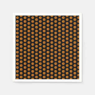Happy Halloween Party Witch's Cute Pumpkin Napkin