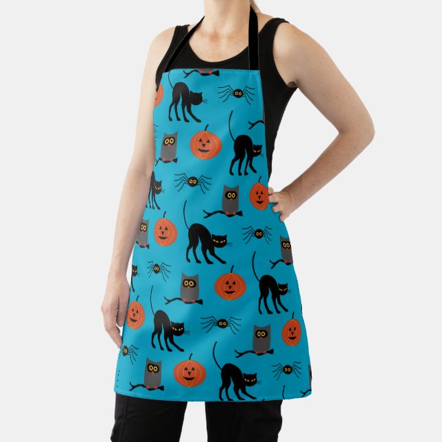 Happy Halloween Pattern Apron (Insitu)