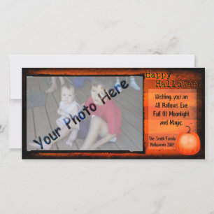 Happy Halloween Photo Card