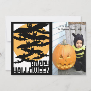 Happy Halloween Photo Holiday Card