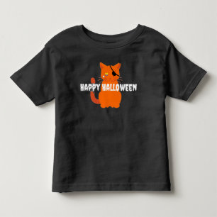 Happy Halloween Pirate Cat Toddler T-shirt
