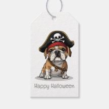 Happy Halloween Pirate English Bulldog